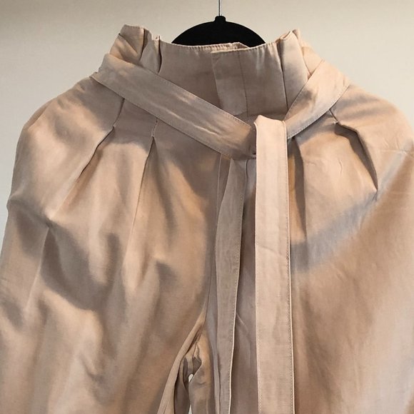 CLUB MONACO Blush Leia Linen Pant - Picture 6 of 8